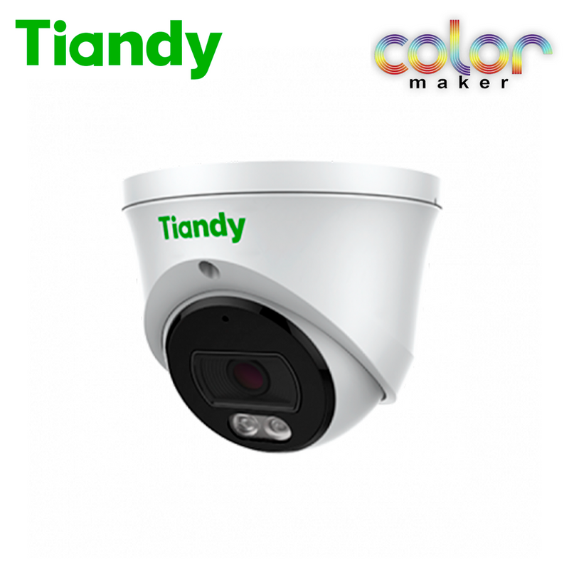 Camara IP 5MP tipo turret lente 2.8 mm Color Maker TC-C35XS I3W/E/Y/S/28 Marca: Tiandy
