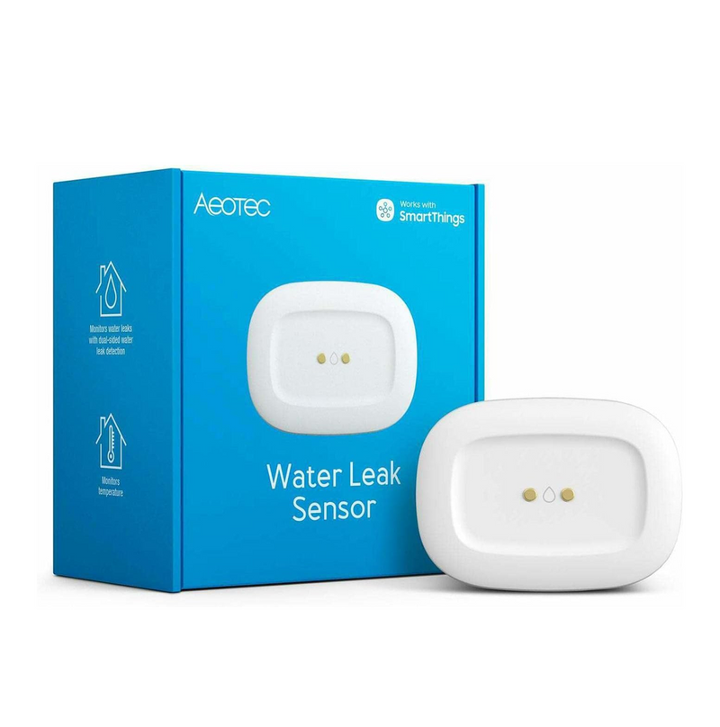 Detector de fugas de agua compatible con SmartThings Marca: Aeotec