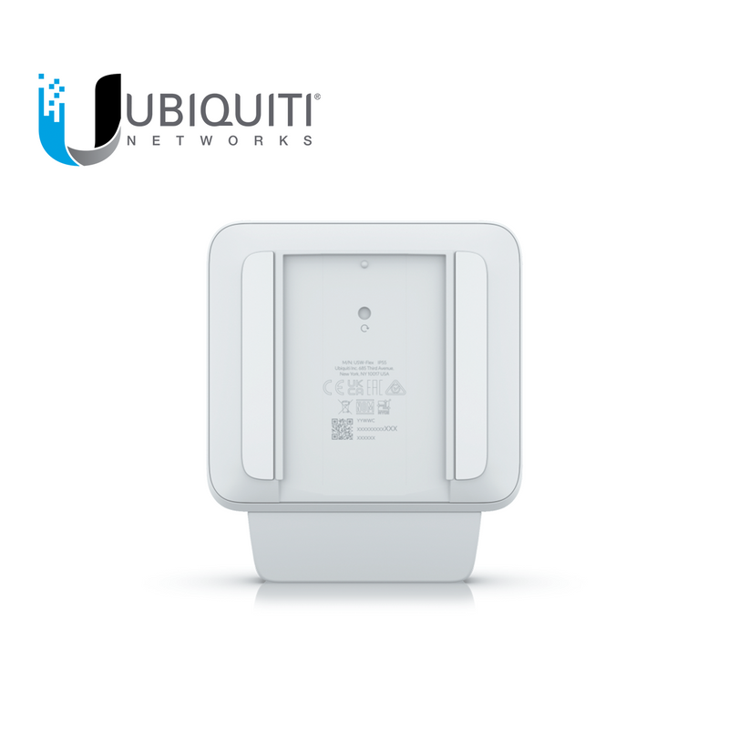 Switch UniFi FLEX para exterior IP55 de 5 puertos (1 x PoE de entrada 802.3af/at/bt y 4 PoE salida 802.3af) USW-FLEX Marca: Ubiquiti