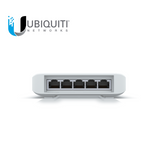 Switch UniFi FLEX para exterior IP55 de 5 puertos (1 x PoE de entrada 802.3af/at/bt y 4 PoE salida 802.3af) USW-FLEX Marca: Ubiquiti