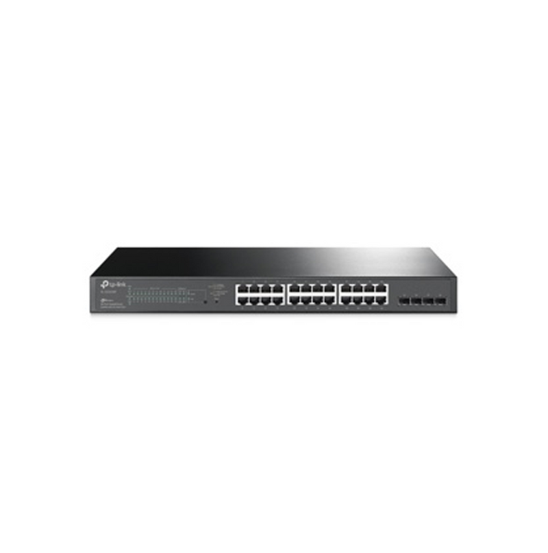 Switch smart omada gigabit jetstream de 24 puertos Poe+ y 4 ranuras SFP-TL-SG2428P Marca: TP-Link