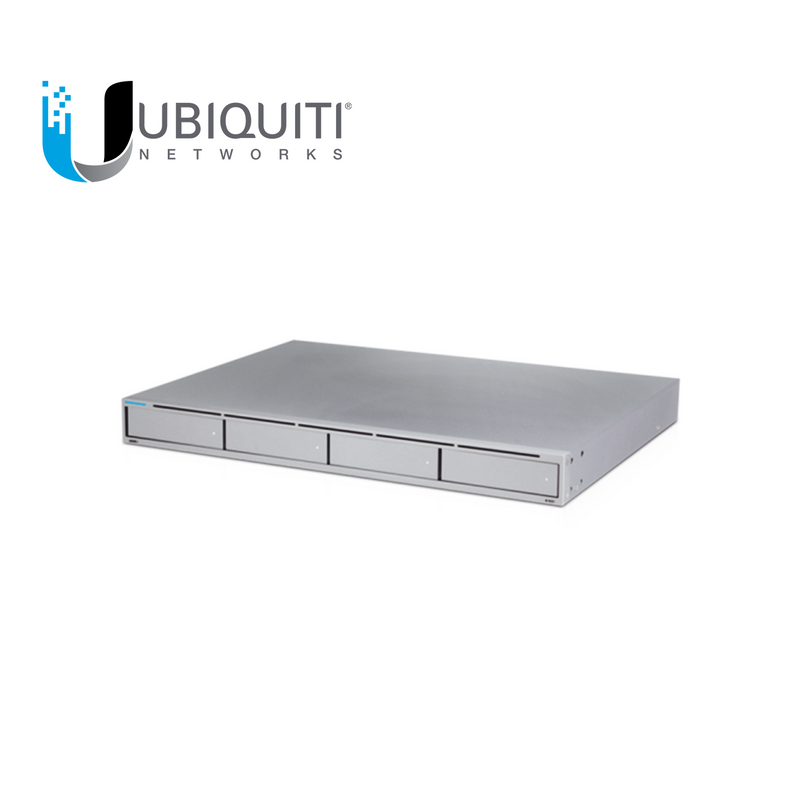 Videograbador empresarial UNIFI Protect de 4 bahías de disco duro, recomendado hasta para 50 cámaras full HD UNVR Marca: Ubiquiti
