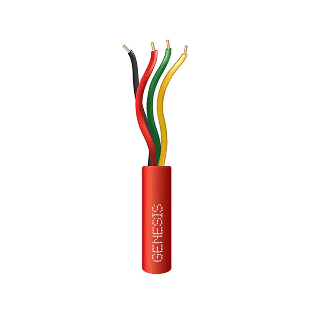 Fpl Dcc Cable de incendio 18 AWG 4/C SOL FPL-CL2 100% cobre Marca: Honeywel...