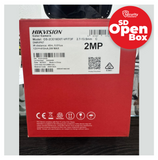 (Caja abierta) Cámara de seguridad análoga de 2MP metálica y plástica Bullet Verifocal DS-2CE19D0T-VFIT3F-LIQ- Marca: Hikvsion