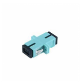 Adaptador fibra óptica LC/UPC Duplex OM3 color Aqua Marca: Teklink