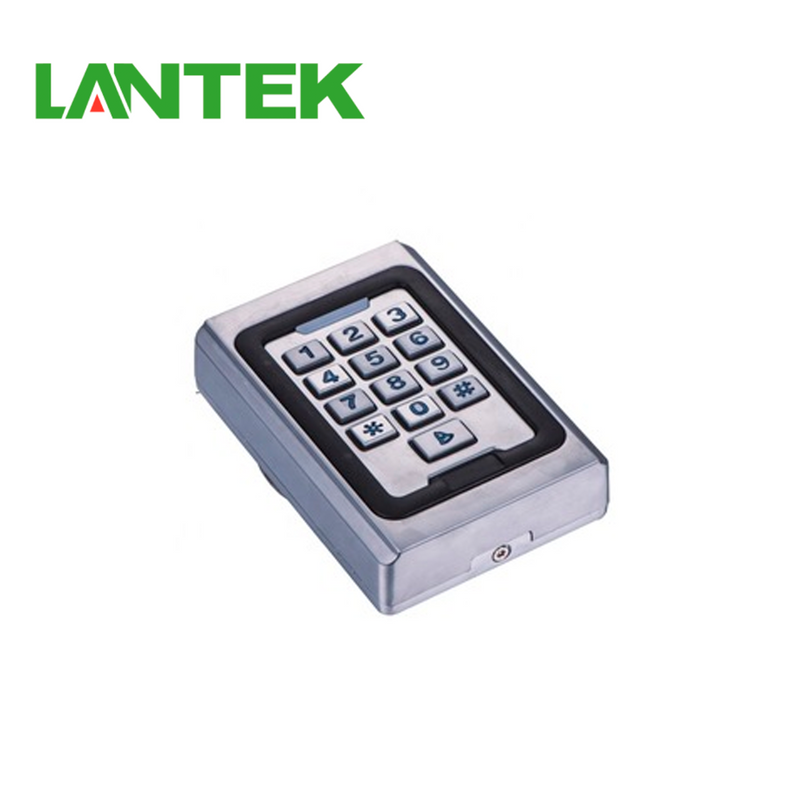 Lector control acceso Teclado/Tarjetas metalico 2000 registros IP68 Marca: Lantek