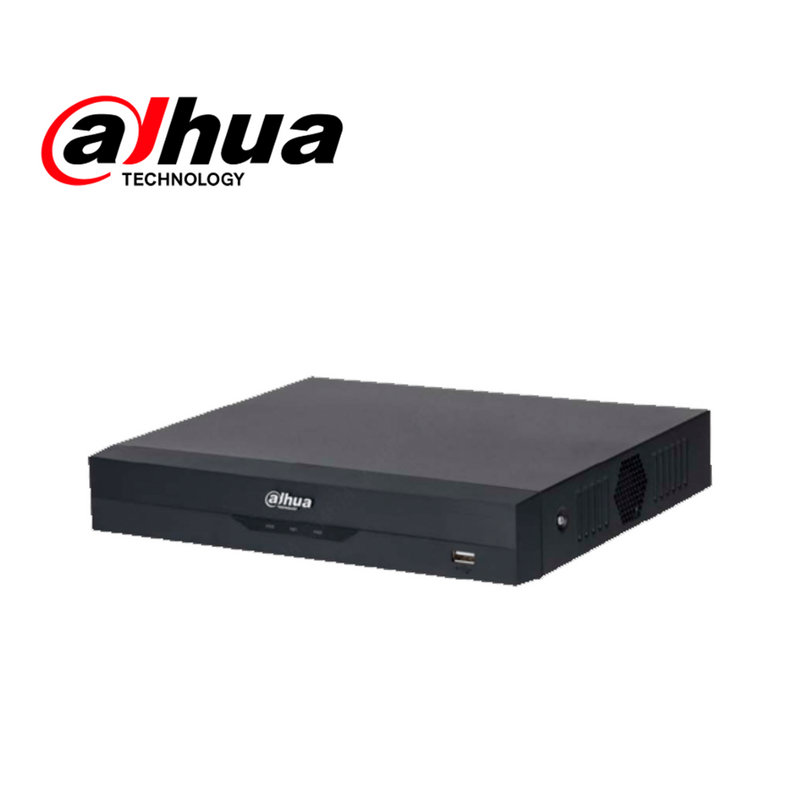 Videograbador Hibrido de 4 canales ONVIF 1 entrada de audio RCA y 1 salidas de audio RCA Audio por canales Marca: Dahua