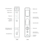 Cerradura Wi-Fi H20P con reconocimiento facial Marca: Tuya Smart