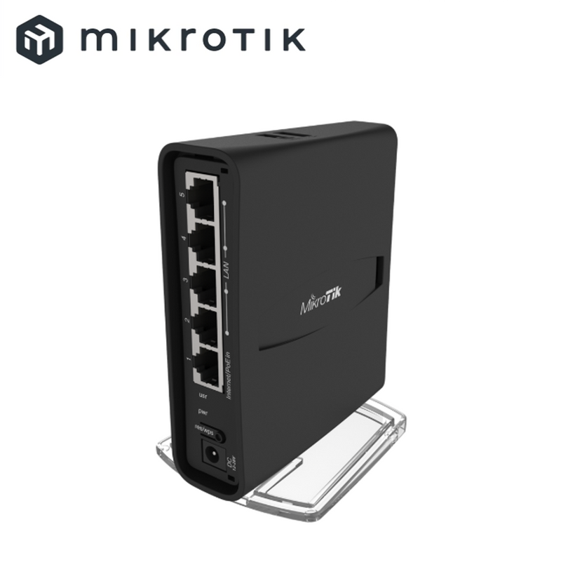 Router WiFi Doble Banda 5 Puertos RBD52G-5HACD2HND-TC Marca: MikroTik