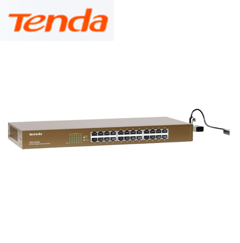 Switch de 24 Puertos TEG1024G Marca: Tenda