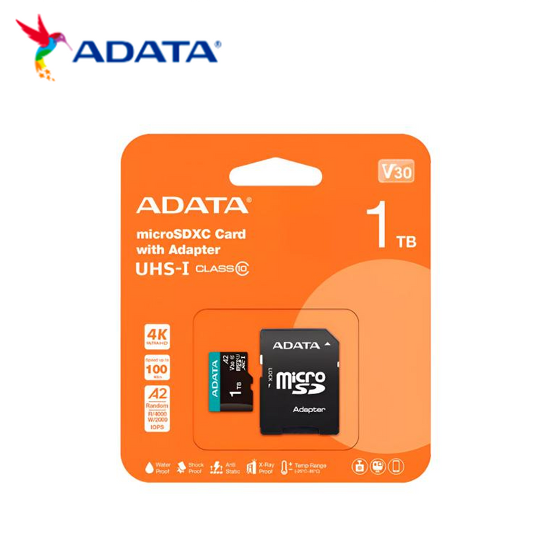 Memoria Micro SDXC 1TB AUSDX1TUI3V30SA2- RA1 Marca: Adata