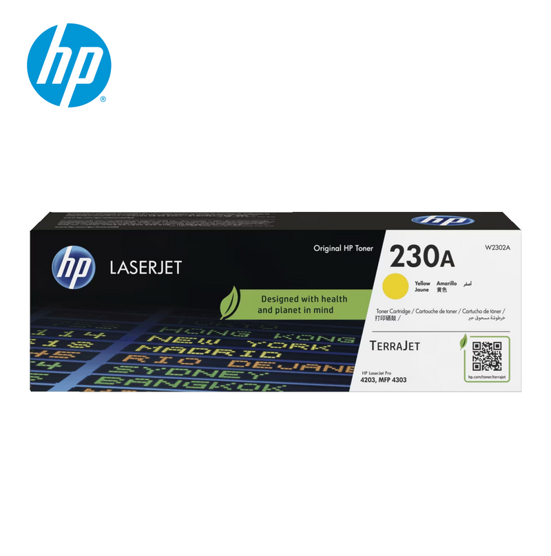 Cartucho de Tóner en Polvo Amarillo Original W2302A Marca: HP