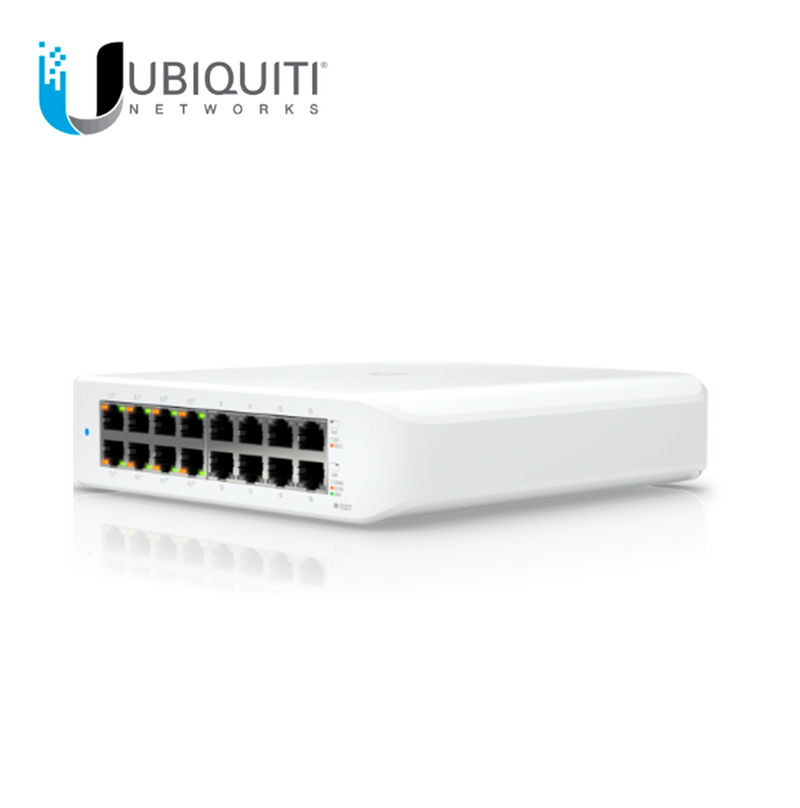 Switch PoE 8 Puertos USW-LITE-16-POE Marca: Ubiquiti
