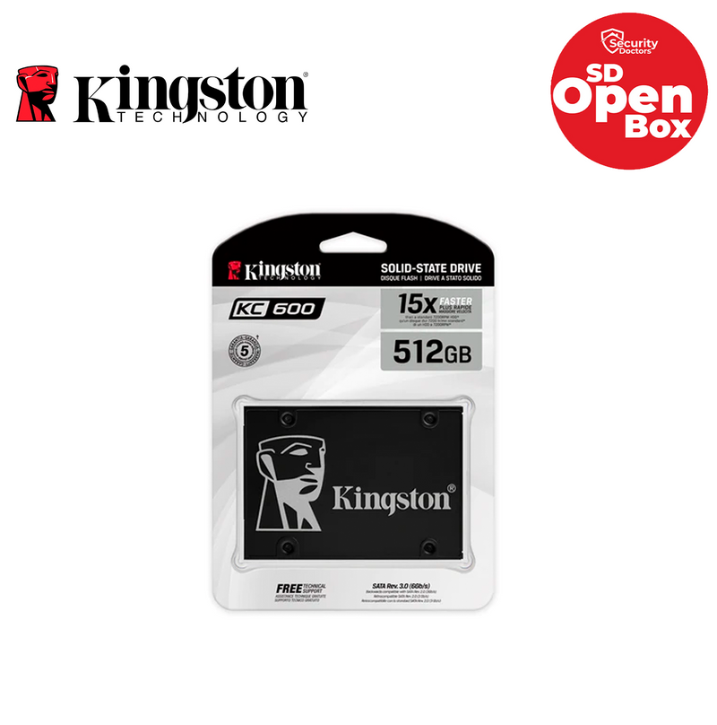 (Nuevo/ Caja cerrada) Disco duro interno KC600/512G-LIQ- SSD cifrado Marca: Kingston