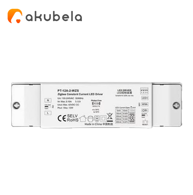 Controlador LED de Corriente PT-12A-2-WZS Akubela