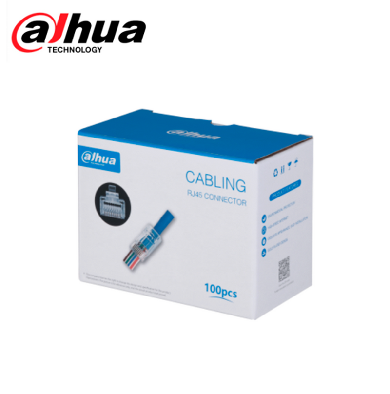 Caja 100 Conectores RJ45 PFM976-631-PT Marca: Dahua