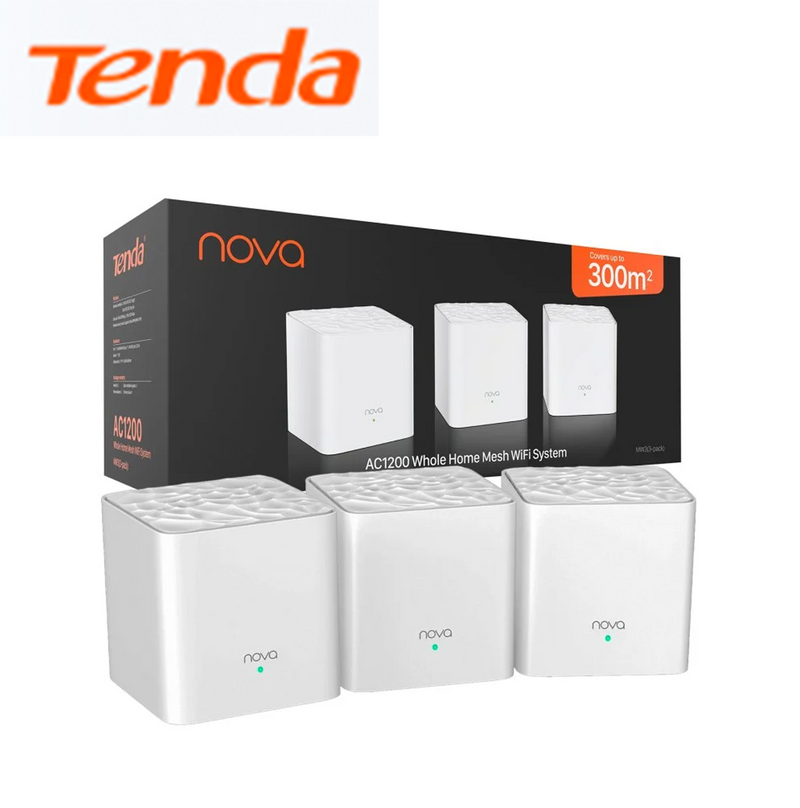 Router WiFi 5 Mesh nova MW3 (3 pack) Marca: Tenda