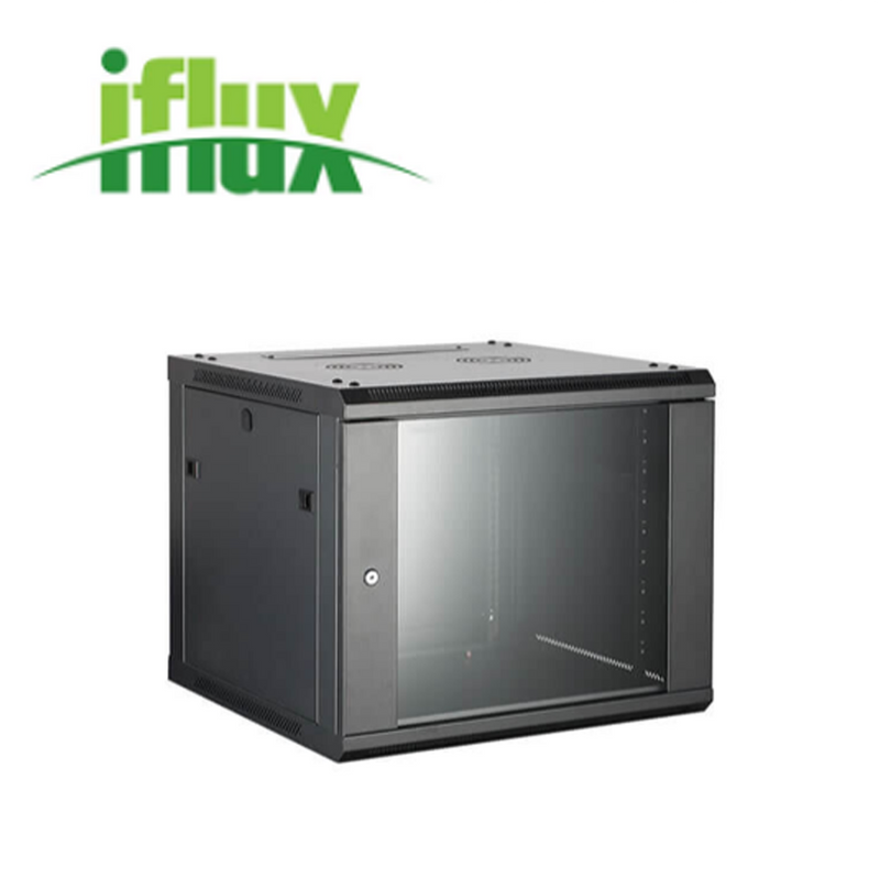 Gabinete de 9U de pared armado FD-WM-H-9W6D4 Marca: Iflux