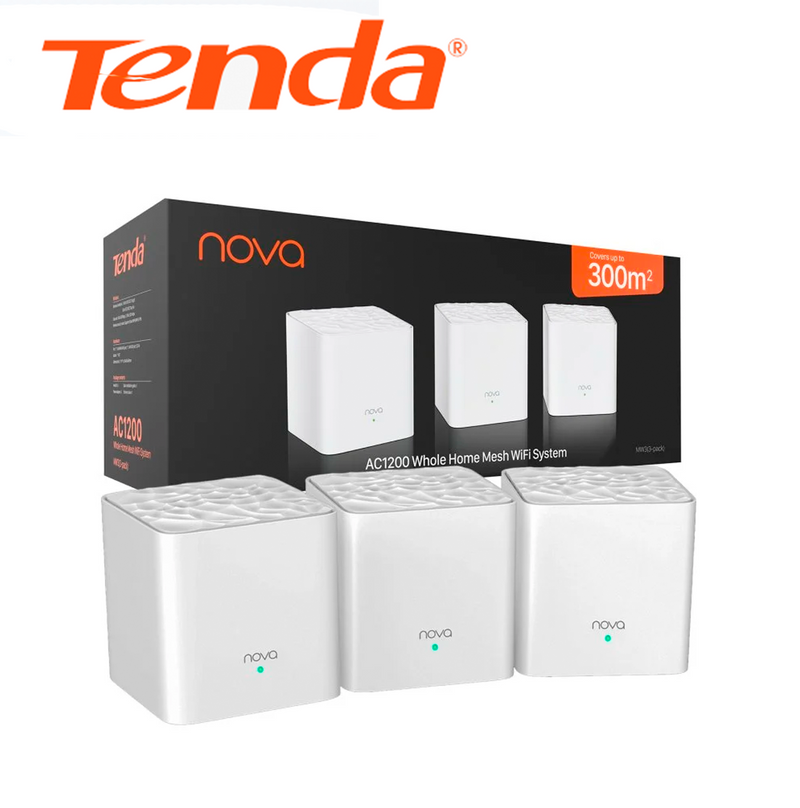 Router WiFi 5 Mesh nova MW3 (3 pack) Marca: Tenda