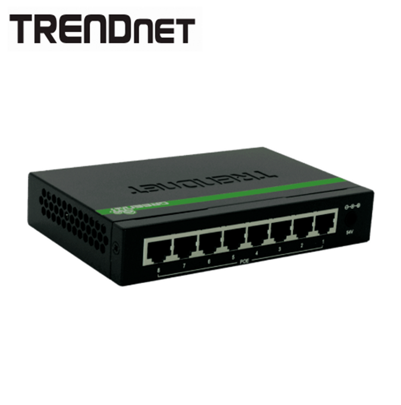 Switch 8 Puertos PoE+ TPETG80GA Marca: TRENDnet