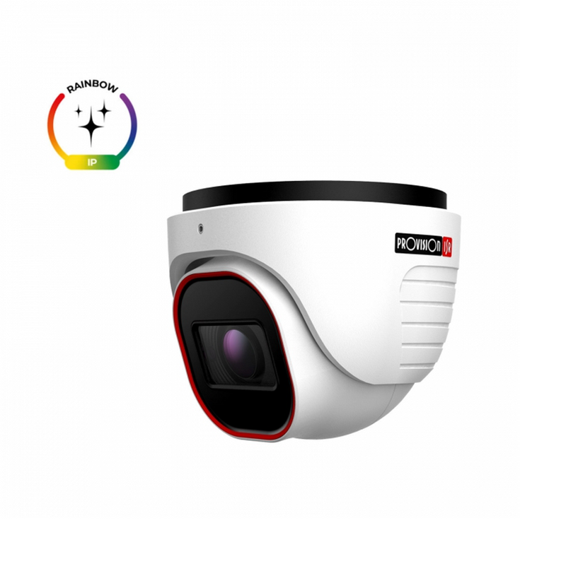 Cámara de seguridad Dome/Turret Rainbow de 2MP con POE Marca: Provision ISR