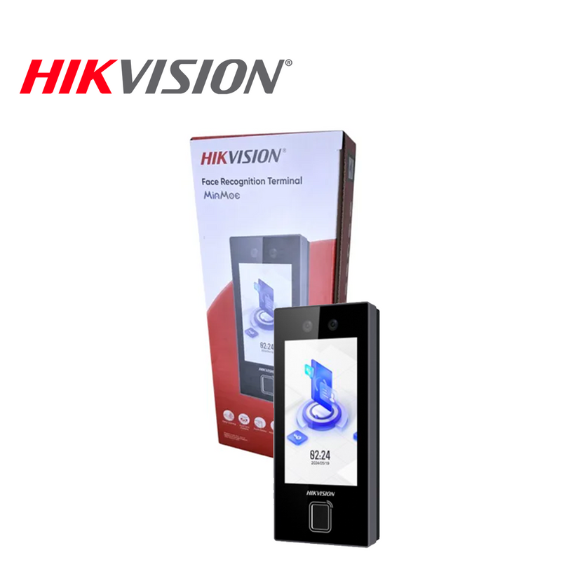 Control de Acceso Reconocimiento Facial Lector de Huellas DS-K1T344EBFWX-E1 Marca: HIKVISION