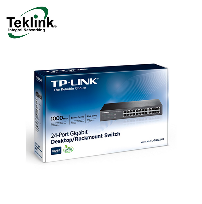 Switch 24 Puertos RJ45 TL-SG1024D Marca: TP-Link