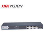 Switch PoE+ 16 Puertos HIK-DS-3E1518P-SI Marca: Hikvision