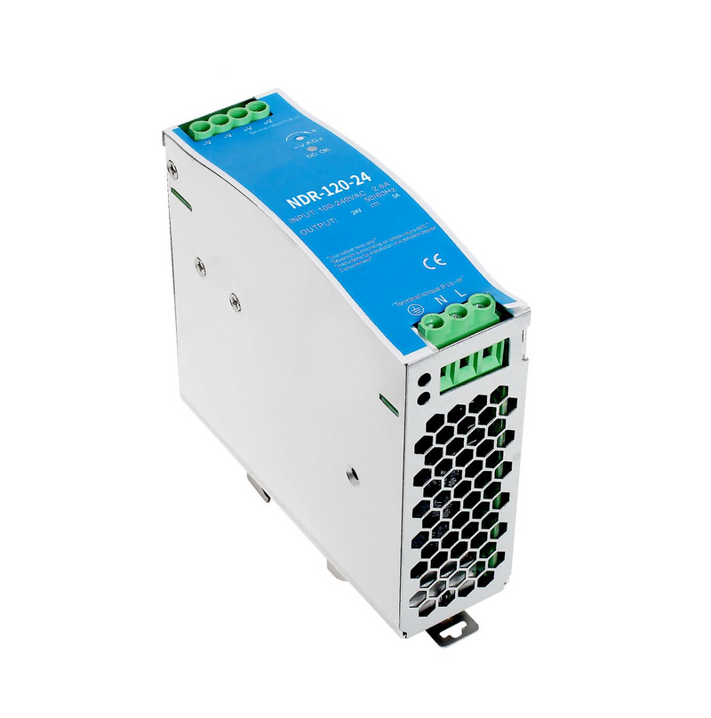 Fuente de alimentación de riel DIN NDR120-24 Marca: Nixesky