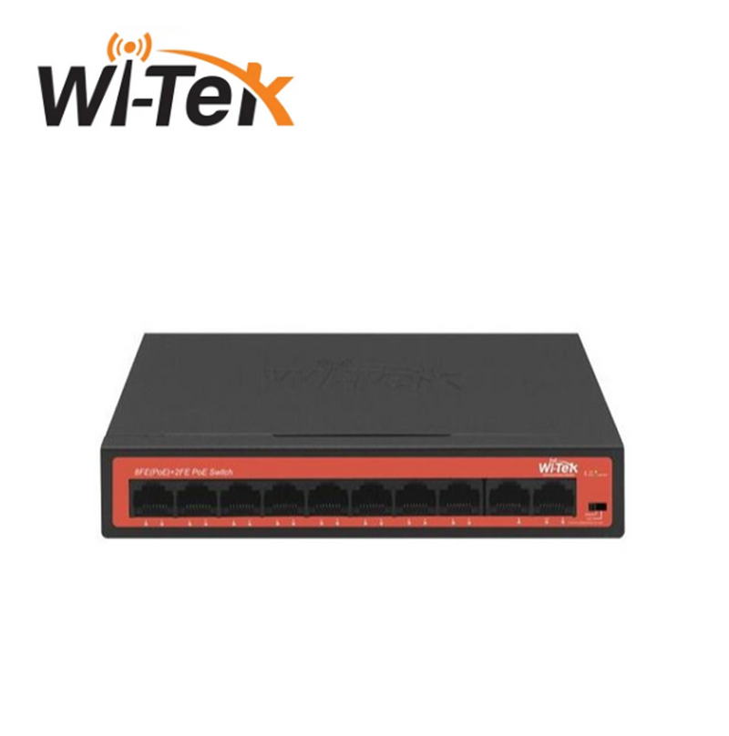 Switch POE de 8 puertos FE+2FE WI-PS210H Marca: Wi-Tek