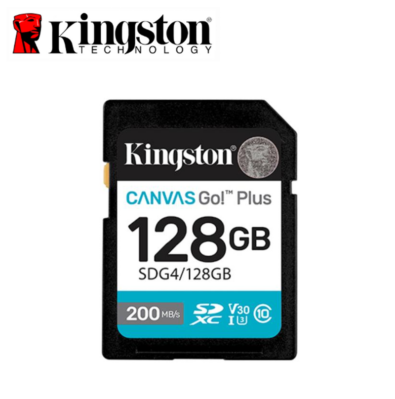 Memoria SDXC de 128GB de 200MB SDG4/128GB Marca: Kingston