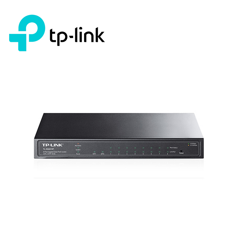 Switch de 8 puertos SG2210P(UN) Marca: TP-Link