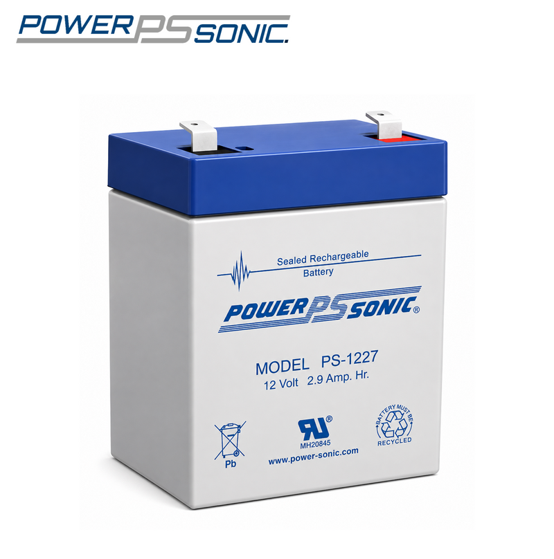 Batería Recargable 12V 2.9AH PS-1227 Marca: Power PS Sonic