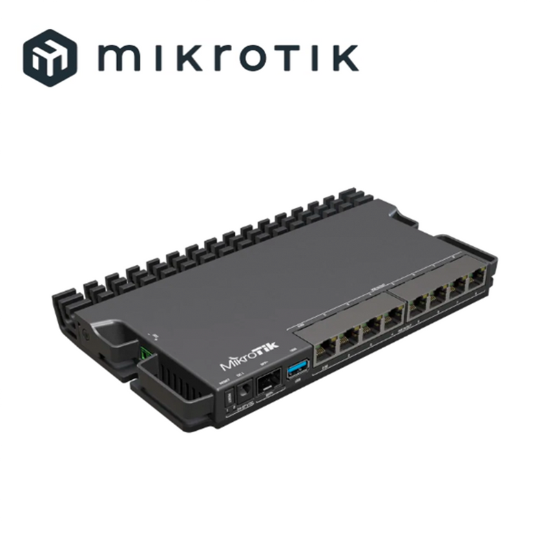 Router 4 Nucleos PoE RB5009UPr+S+IN Marca: MikroTik