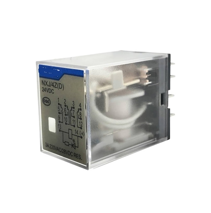Relé de 8 pines planos bobbina 24VDC NXJ-24V-2Z1
