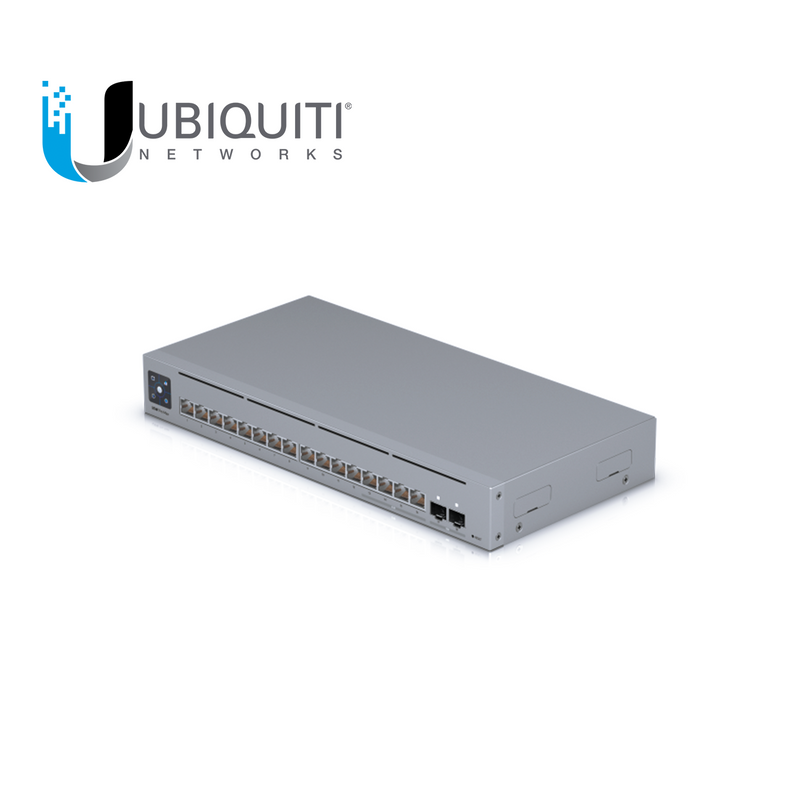 Switch Conmutador Etherlighting™ de capa 3 de 16 puertos y 2,5 GbE Puertos Etherlighting USW-PRO-MAX-16 Marca: Ubiquiti