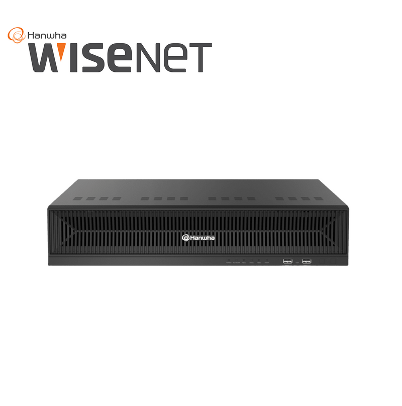 NVR de 12 Megapíxel sistema operativo Ubuntu Linux / Hasta 32 canales WRN-1632S-8TB Marca: Hanwha