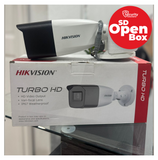 (Caja abierta) Cámara de seguridad análoga de 2MP metálica y plástica Bullet Verifocal DS-2CE19D0T-VFIT3F-LIQ- Marca: Hikvsion