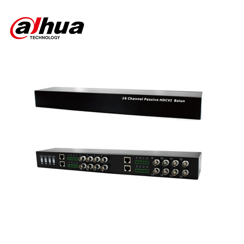 Video balun de 16 canales HDCVI passive PFM809-4MP Marca: Dahua