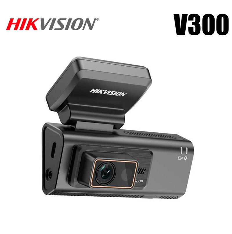 Dashcam de tablero 4G LTE/ 3 canales: delantera, trasera y de cabina V300 Marca: Hikvision