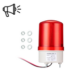 Soga 110 VAC color roja GREEMARS LTE-1101J /LTE-1102JAC LED giratoria