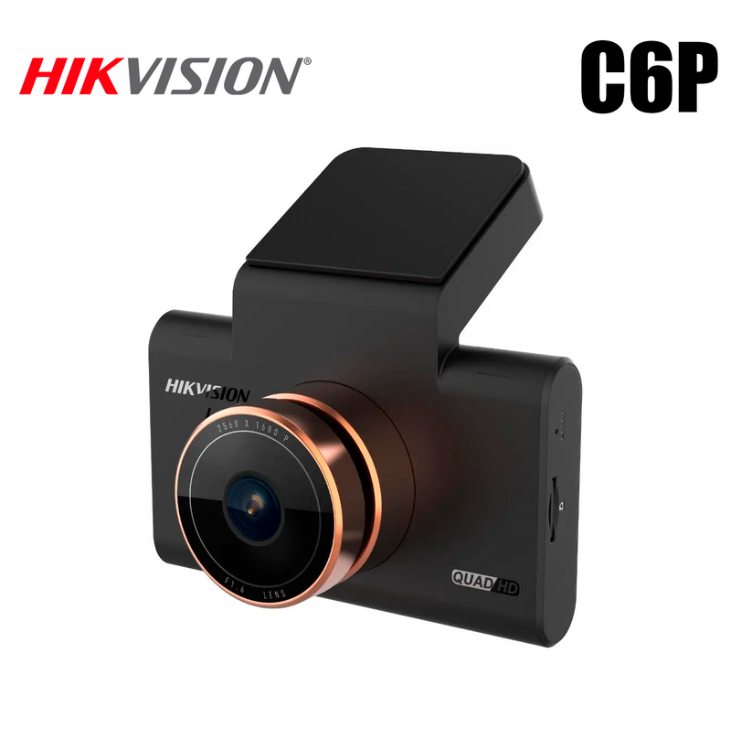 Dashcam frontal de 1600P Pantalla de 3" touch G-Sensor para detección de emergencias C6P Marca: Hikvision