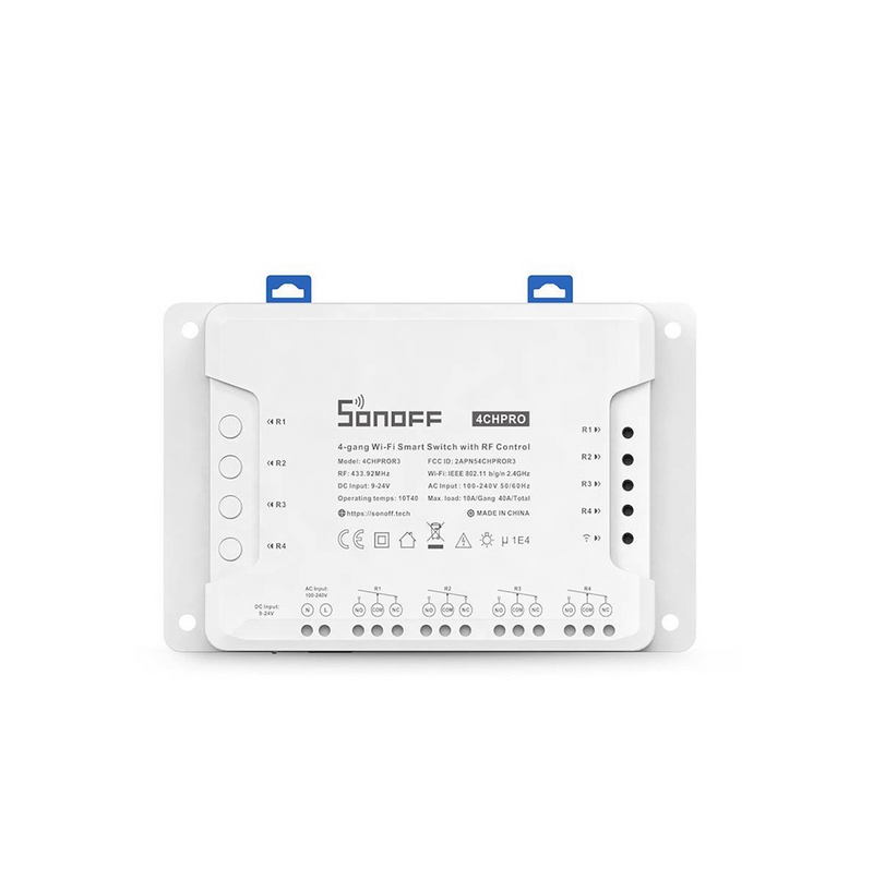 Controlador Sonoff 4CHPRO Multiportón Marca: Sonoff
