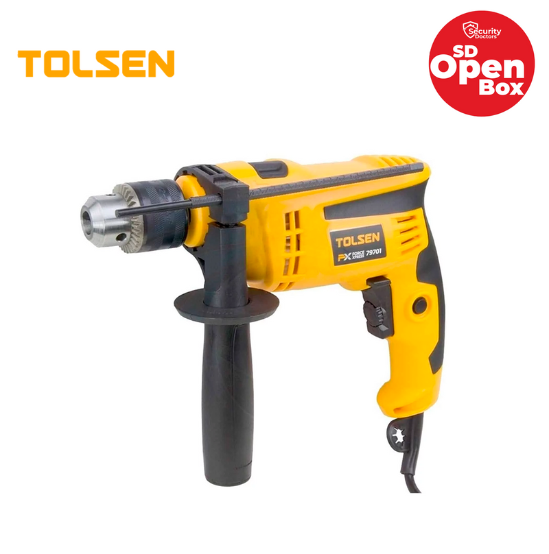 (Caja abierta) Taladro cableado con percusión 13mm (1/2”) 6mp 120v/60HZ 79701-LIQ- Marca: TOLSEN