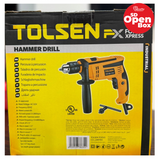 (Caja abierta) Taladro cableado con percusión 13mm (1/2”) 6mp 120v/60HZ 79701-LIQ- Marca: TOLSEN