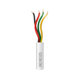 Cable para alarma calibre 22/4 Hilos 100% cobre bobina de 1000 pies 21031101 Marca: Honeywell