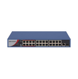 Switch no administrable de 24 puertos PoE+ 100 Mbps DS3E0326PE Marca: Hikvision
