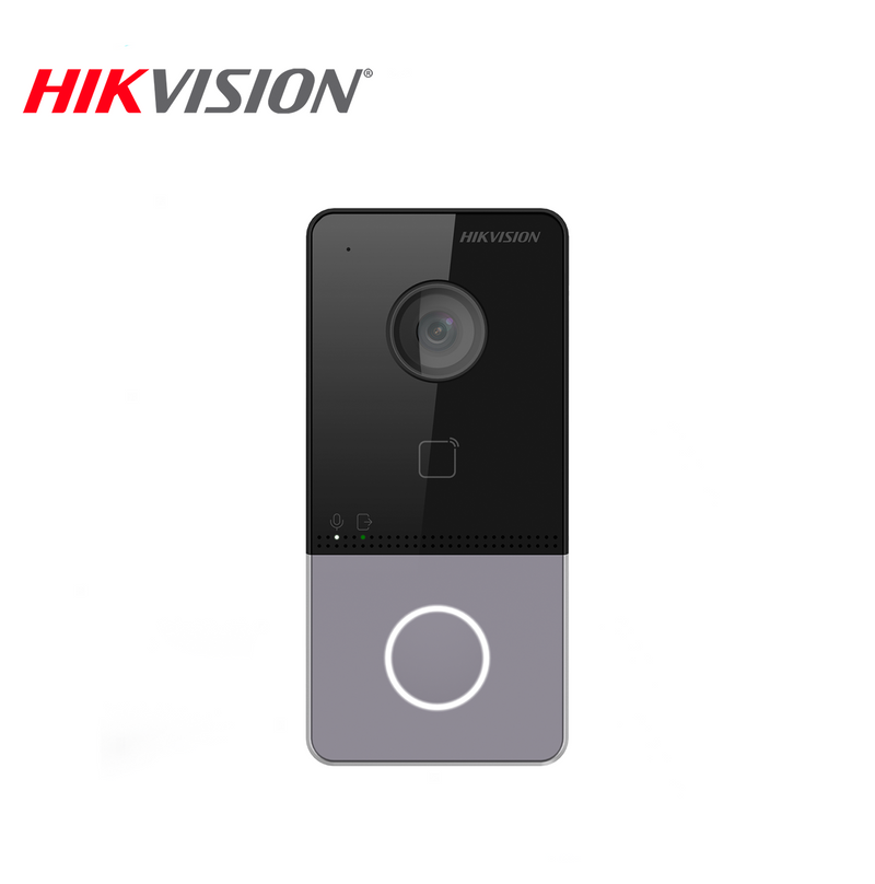 Videoportero IP de 2MP con apertura desde Hik-connect / Soporta 1 Departamento y hasta 6 Monitores Marca: Hikvision