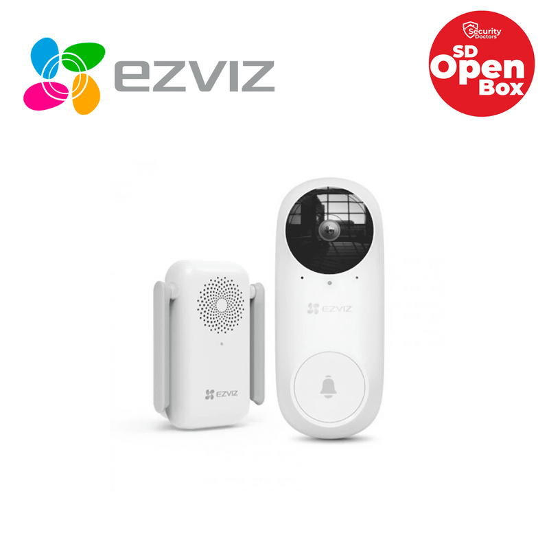 (Caja abierta/Usado en demo) Cámara de seguridad Wi-Fi con timbre para puerta DB2C-LIQ- Marca:Ezviz