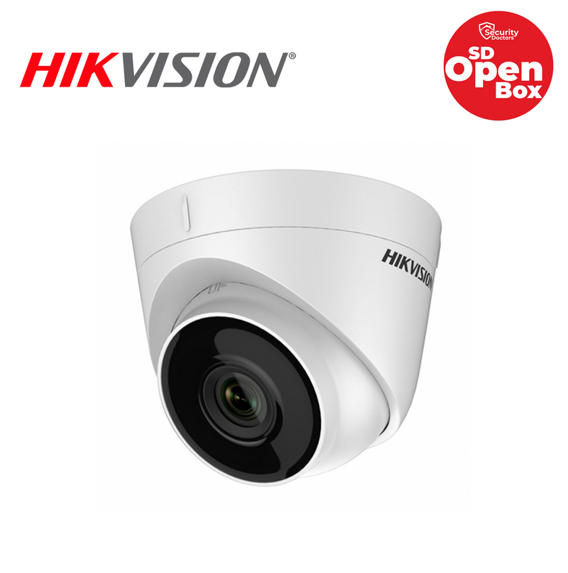 (Sin Caja) Cámara de seguridad IP de 4MP Turret 2.8mm 30m 12VDC PoE DS-2CD1343G0-I-LIQ- Marca: Hikvision
